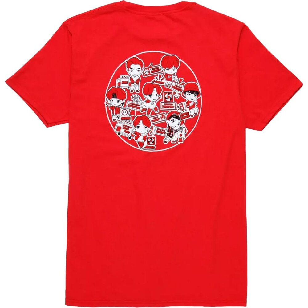 TinyTAN Poses T-Shirt Inspired By BTS Hot Topic Exclusive Size Medium NWT